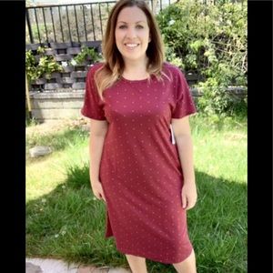 Rust with Dots Marley Dress